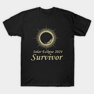 Total Solar Eclipse 2024 Survivor T-Shirt